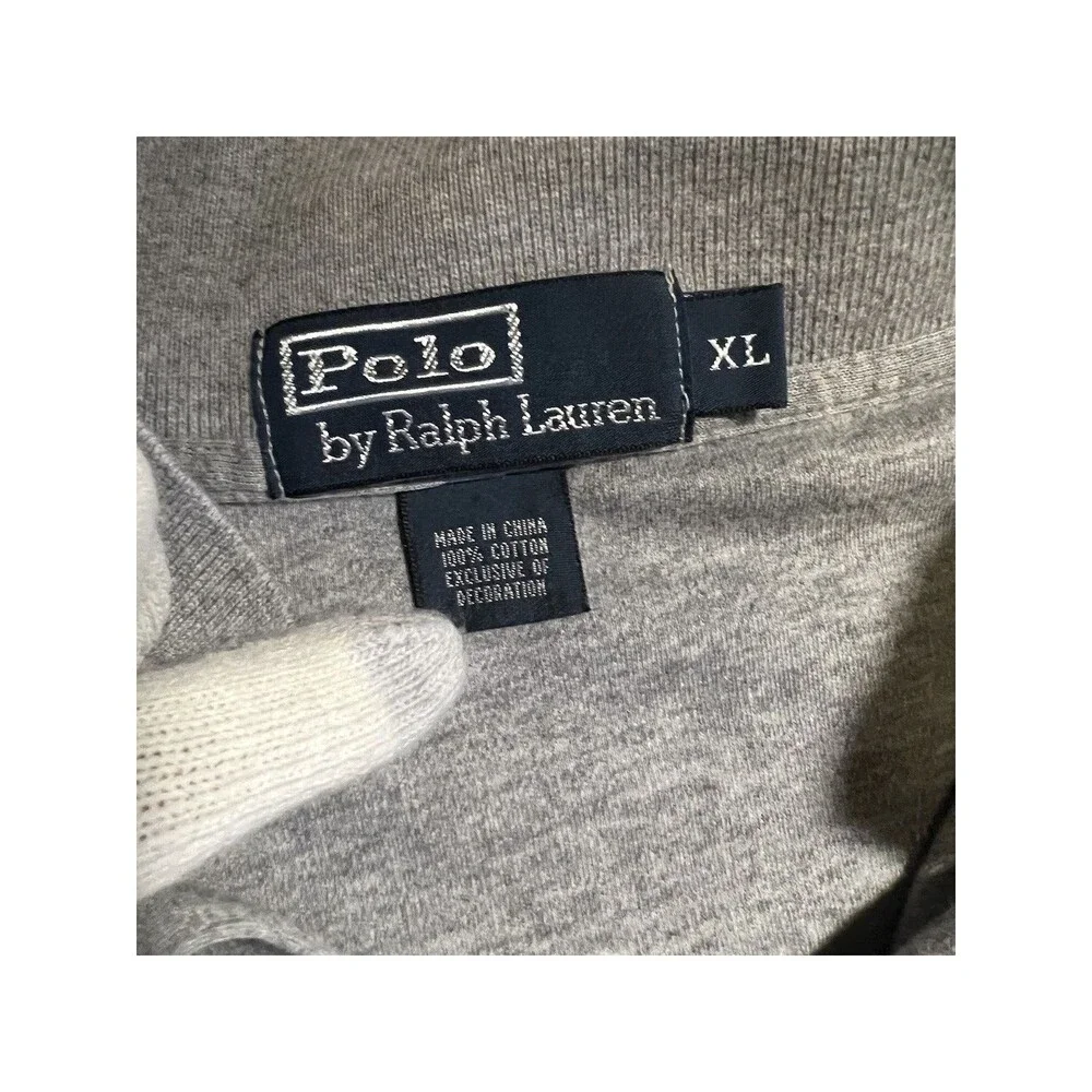 Polo Ralph Lauren Men’s M Heather Gray Short Sleeve Classic Fit Pony Logo Polo